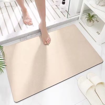 Customized High Absorbent Distomaceous Earth Bath Shower Floor Mat for Quick Drying