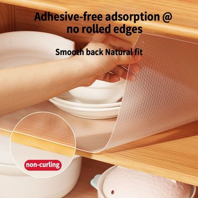 Non-slip Flat Dots Pattern Padded Fridge Mat for Transparent Kitchen Accessories