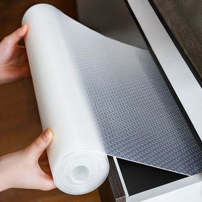 Non-slip Flat Dots Pattern Padded Fridge Mat for Transparent Kitchen Accessories