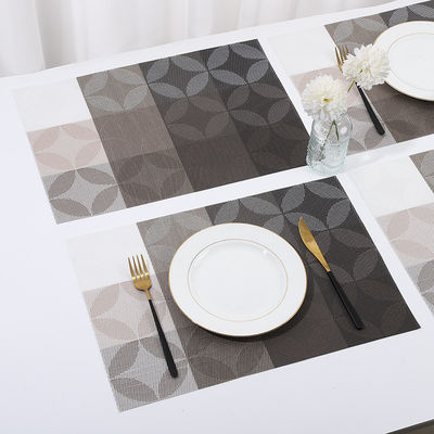 Anti-Skid PVC Place Mats for Breakfast Sustainable and Heat Resistant in Home Kitchen