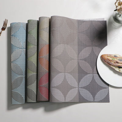 Anti-Skid PVC Place Mats for Breakfast Sustainable and Heat Resistant in Home Kitchen