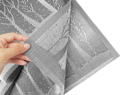 Kitchen Essential Durable PVC Rectangle Place Tray Mat for Christmas Celebrations